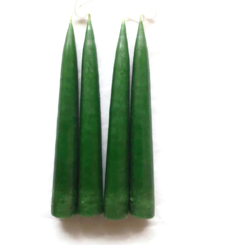 Dipped Dark Green Spell Candle