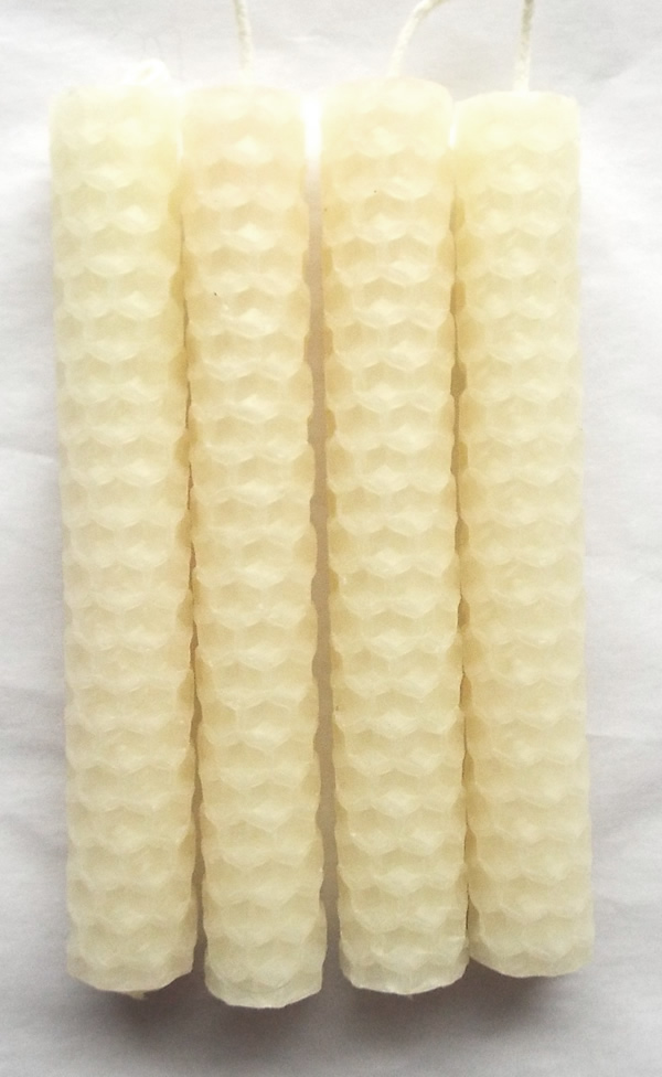 Ivory Beeswax Spell Candle