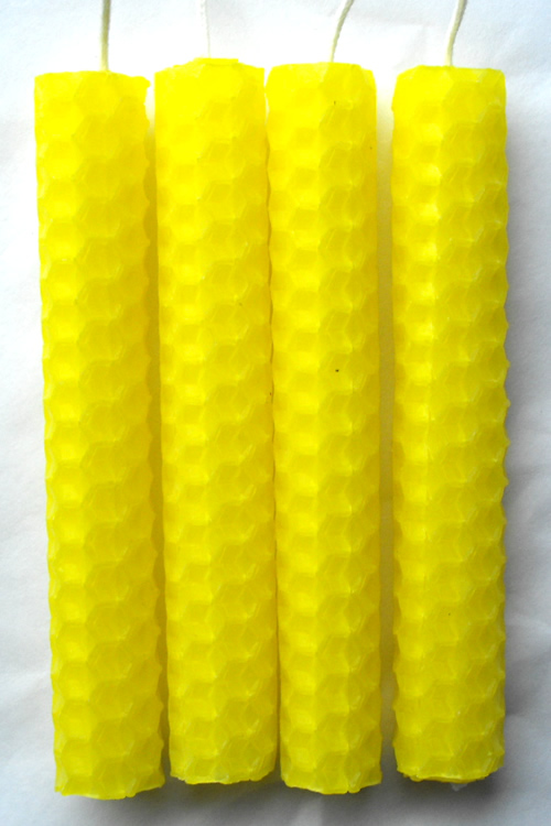 Yellow Beeswax Spell Candles