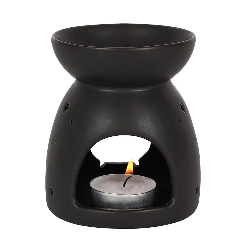 Black Cauldron Wax Melt or Oil Burner Back