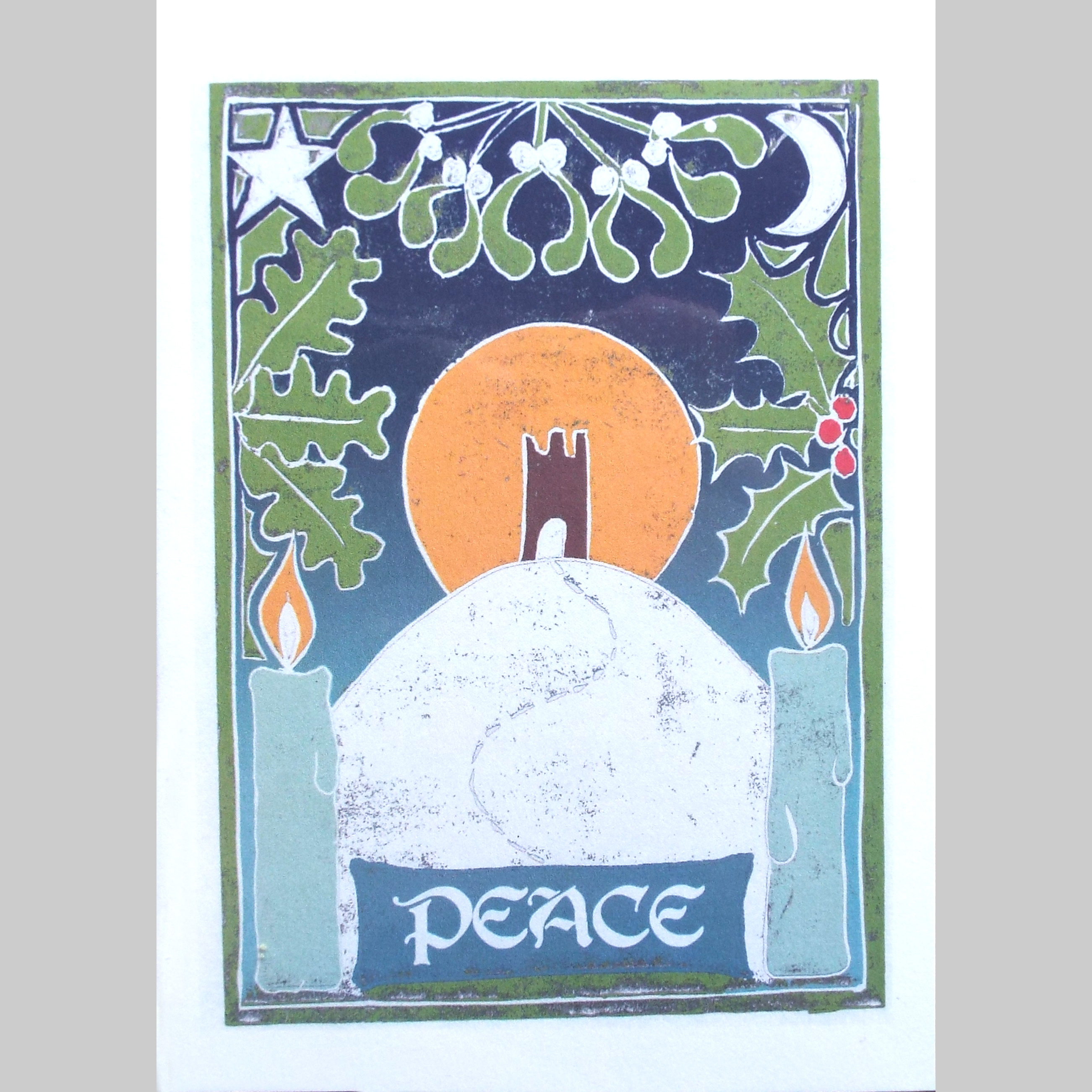 Peace Greetings Card by Jaine Rose