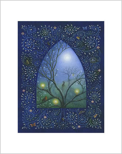 After The Wassail Greetings Card by Meraylah Allwood
