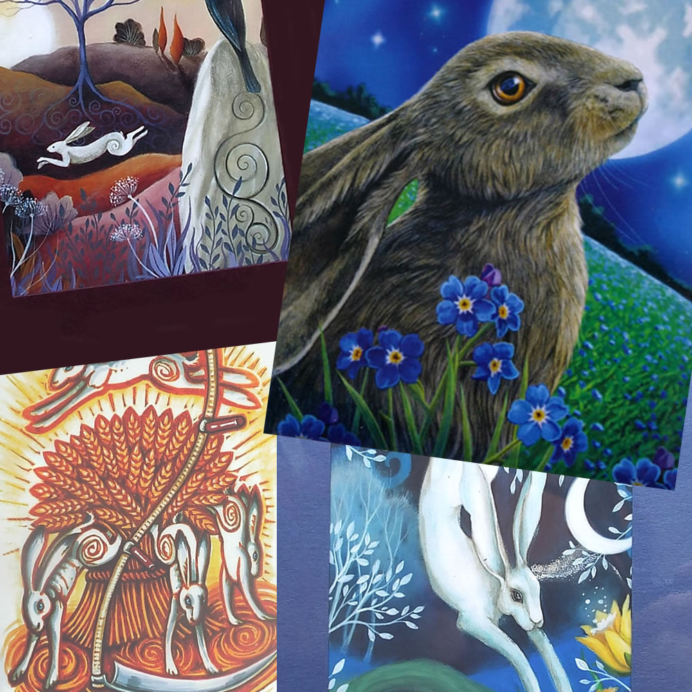 Cards with Hares