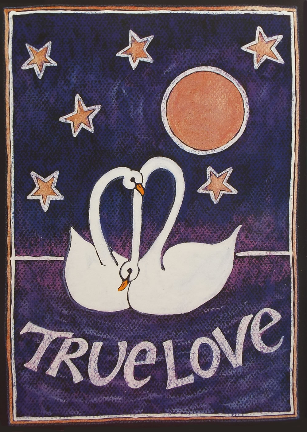 True Love Spell Greetings Card by Annette Fry