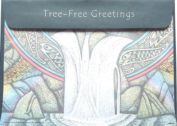 Envelope for Connla's Well Tree Free Greetings Card