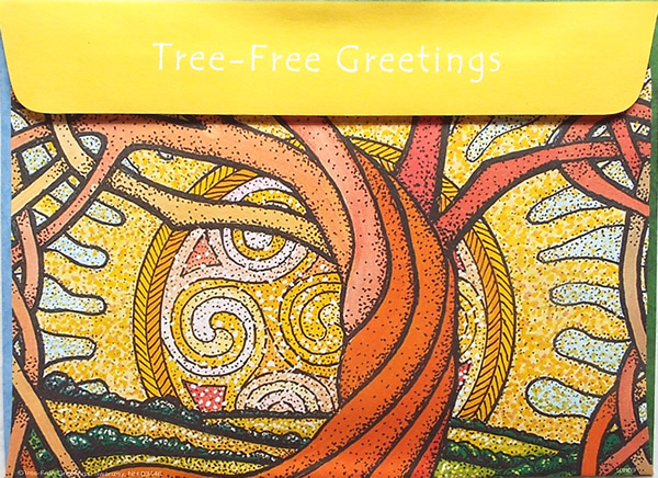 Envelope for Spirit of the Trees Tree Free Greetings Card