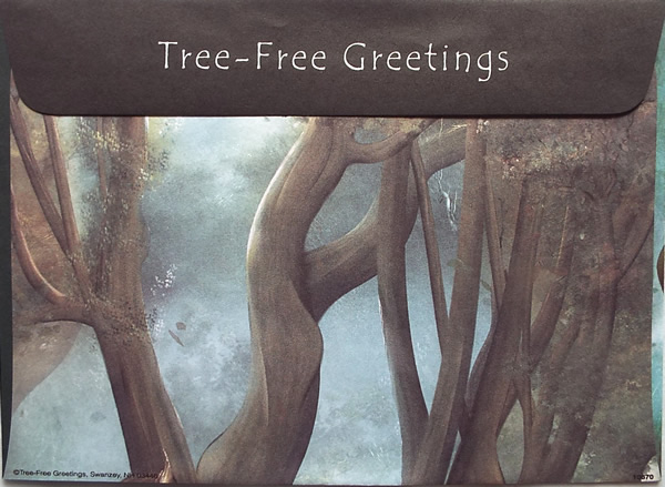 Envelope for Spirit Watch Tree Free Greetings Card