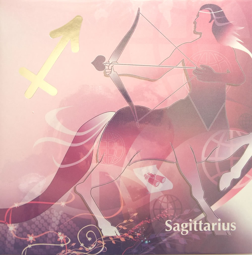 Sagittarius Sun Sign Greetings Card