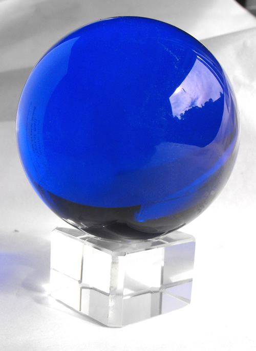 60mm Diameter Blue Crystal Ball