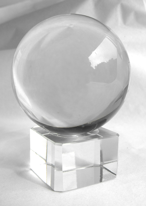50mm Diameter Clear Crystal Ball