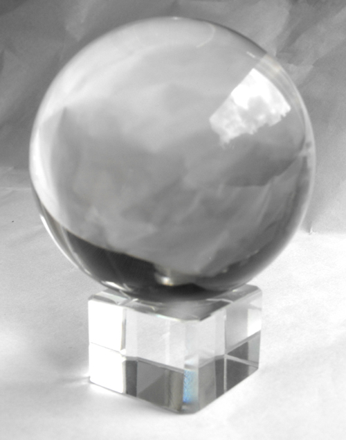 60mm Diameter Clear Crystal Ball