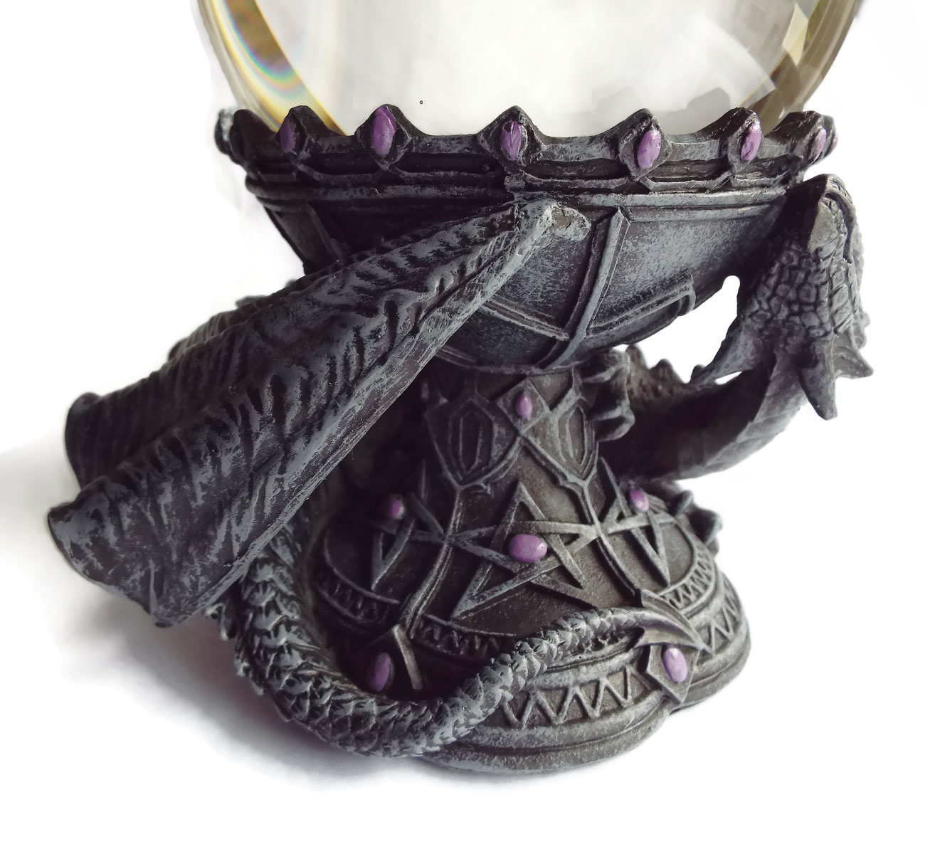Dragon Beauty Stand with 110mm Crystal Ball Detail