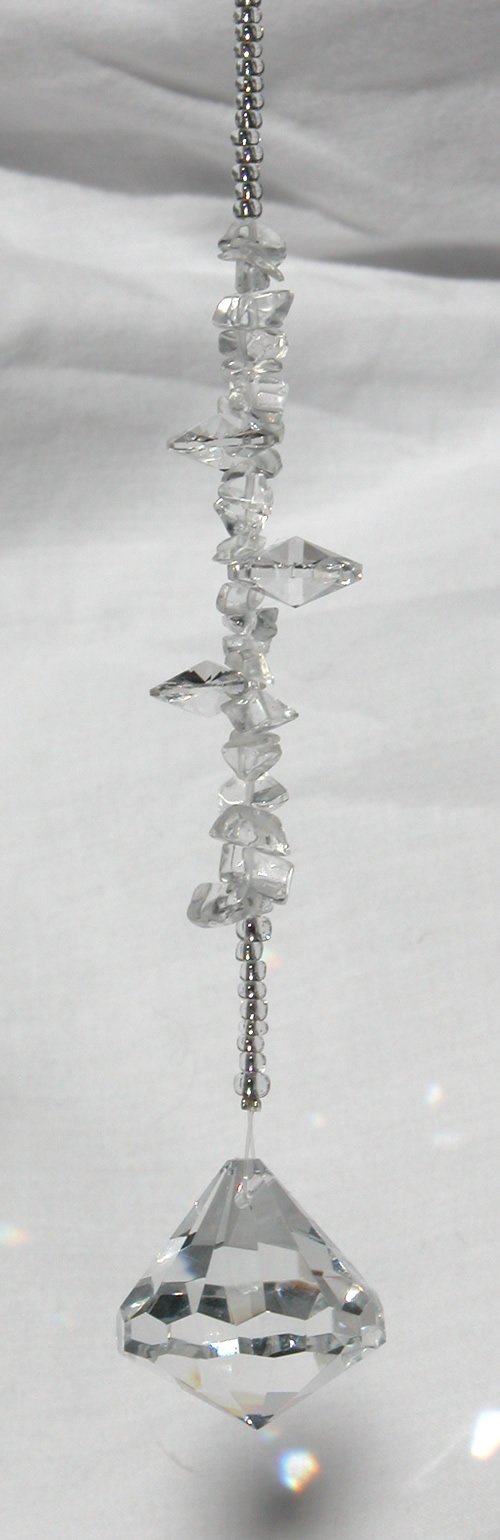 Clarity Crystal Cascade with Rock Quartz Gemstones