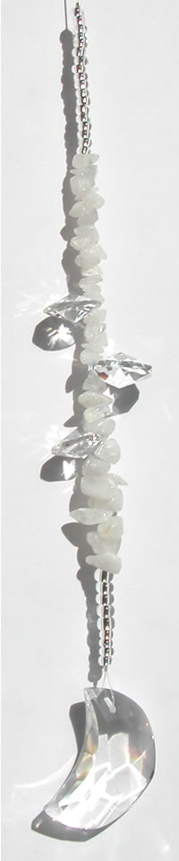 Intuition Crystal Cascade with Moonstone