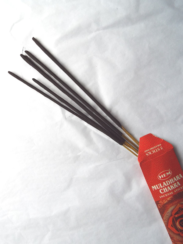 Seven Chakras Incense Sticks Detail