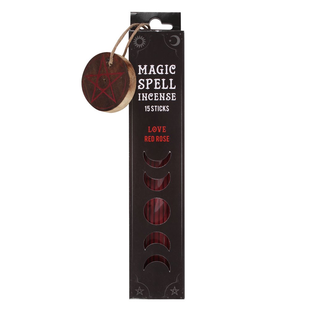 Magic Spell Love Incense Sticks with Wooden Incense Holder