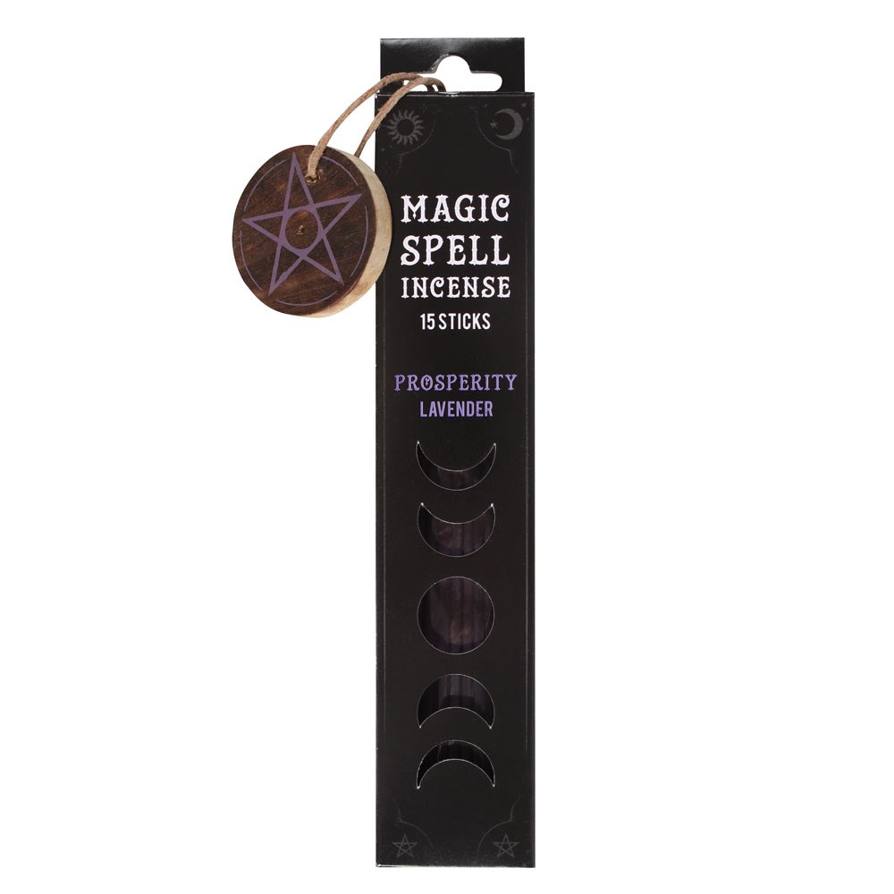 Magic Spell Prosperity Incense Sticks with Wooden Incense Holder