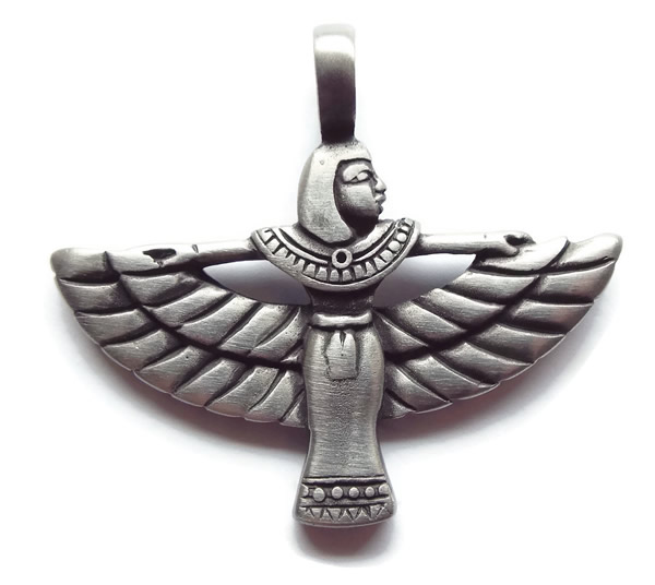 Egyptian Goddess Pewter Pendant