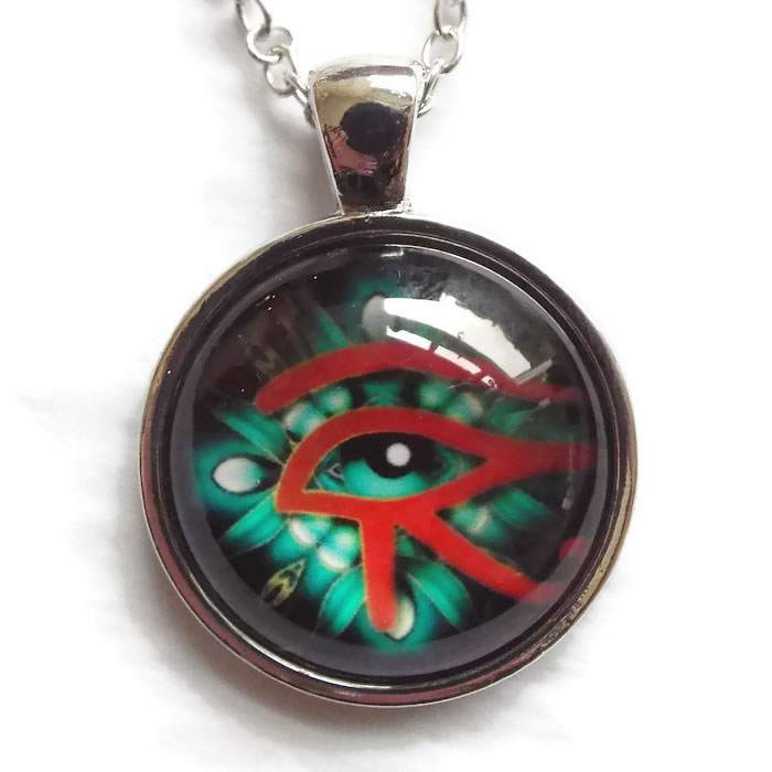 Eye of Horus Pewter Pendant
