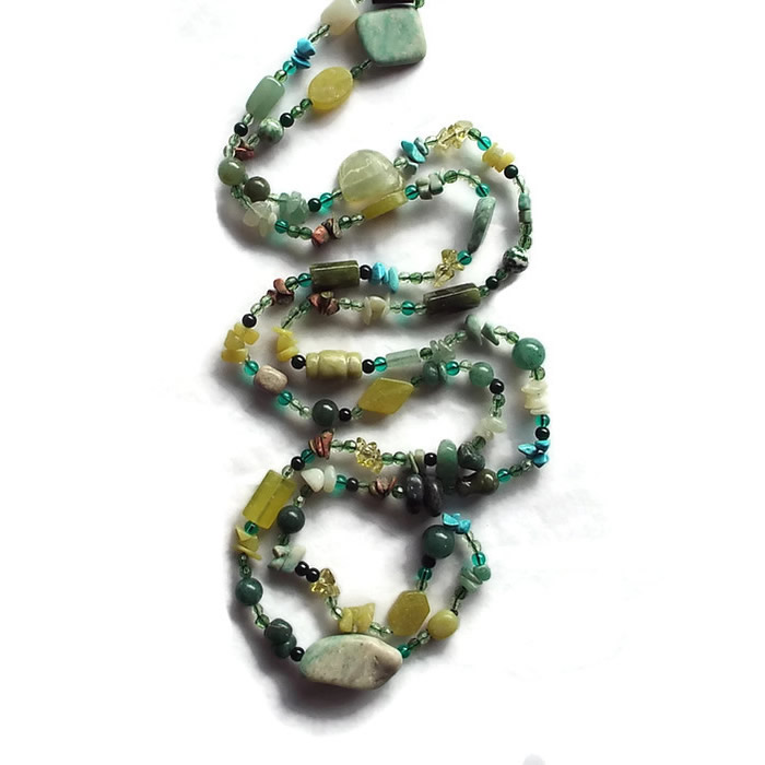 Green Gemstone Necklace