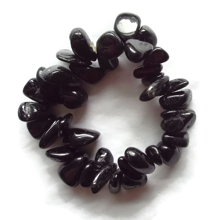 Black Obsidian Freeform Gemstone Bracelet