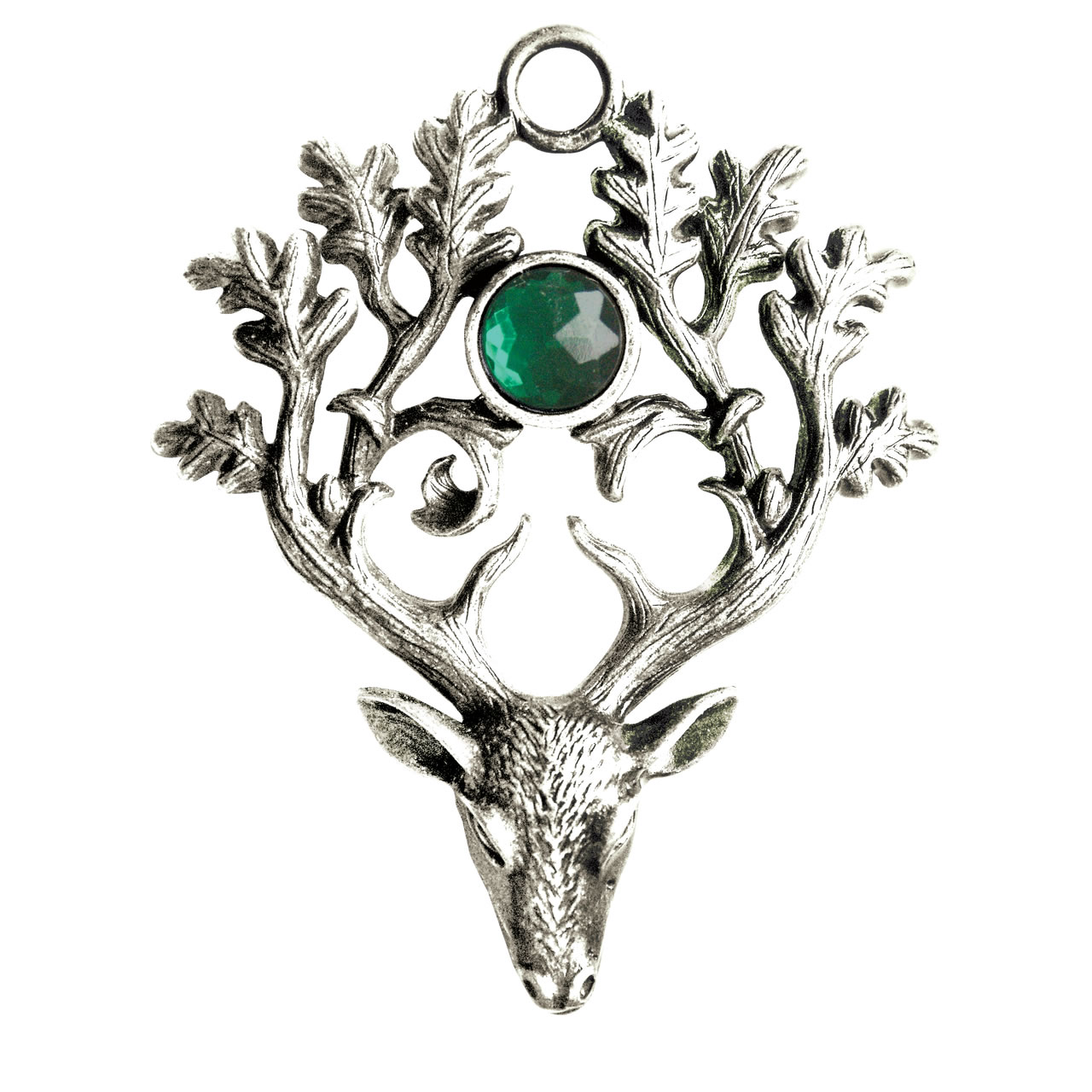Large Jewelled Pentacle Pendant Necklace
