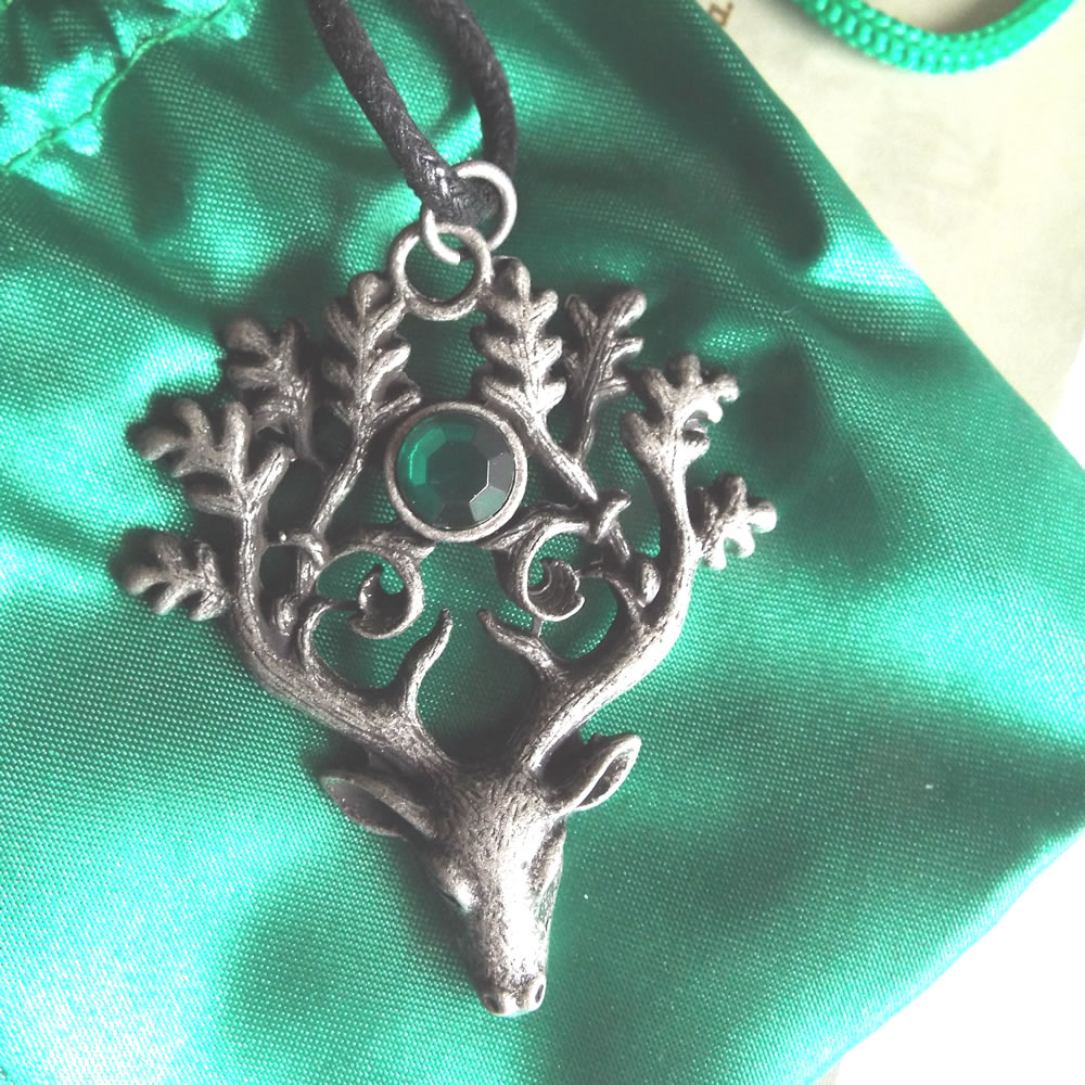 Stag Lord Pendant Necklace and Bag