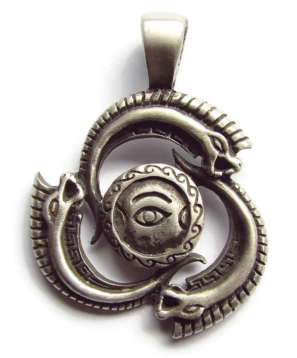 Nordic Charm Pewter Pendant - Fortune
