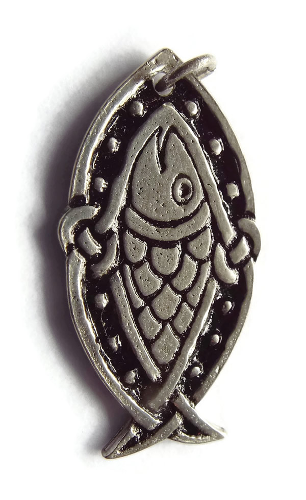 Fintan's Salmon Sterling Silver Pendant