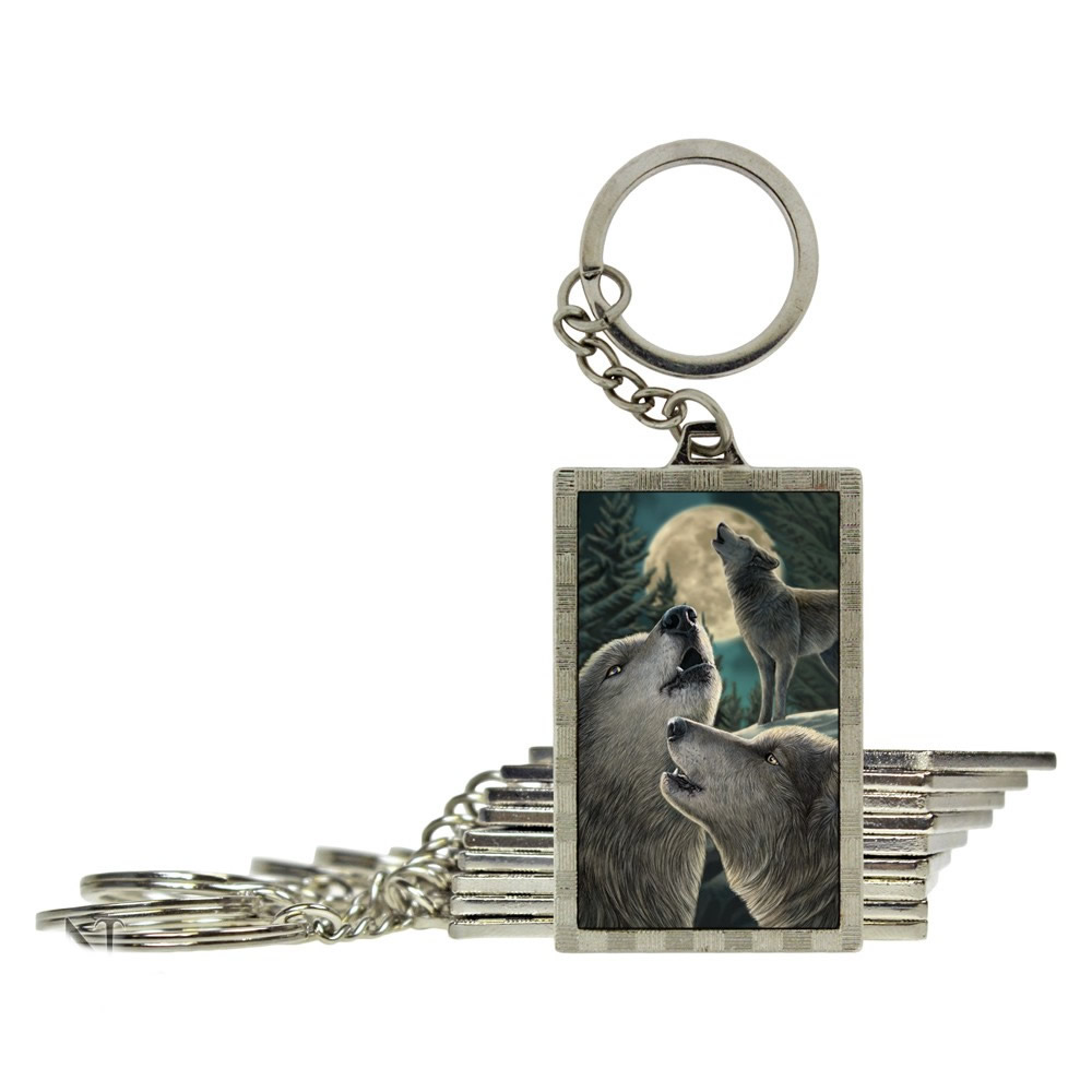 Wolf Song 3D Key Ring