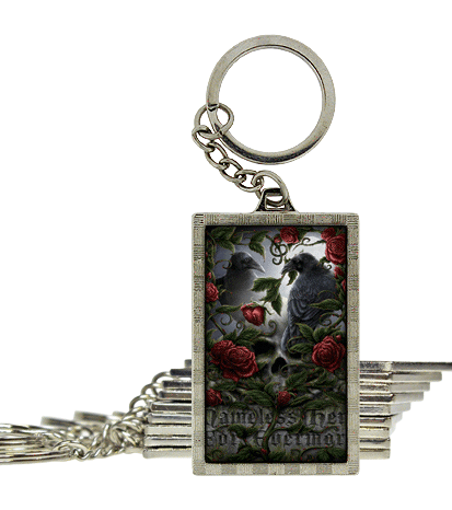 Nevermore Ravens 3D Key Ring