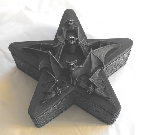 Gothic Bat Trinket Box