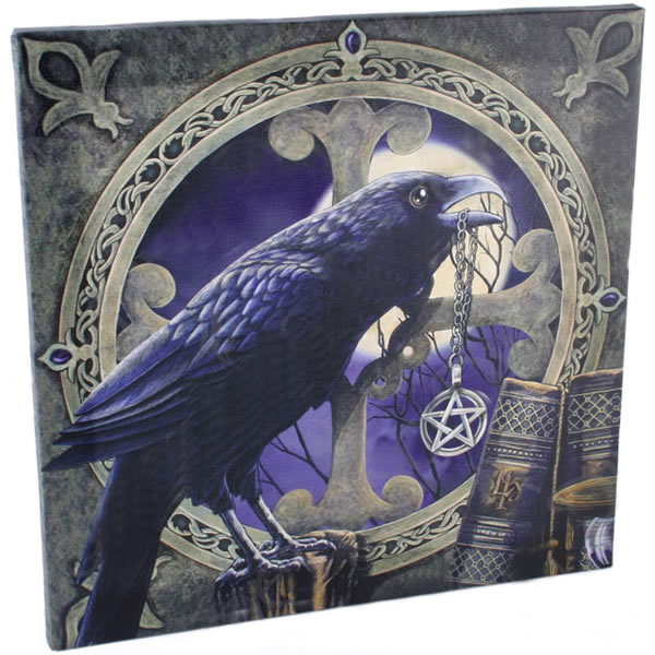 Lisa Parker Talisman Raven Wall Art Canvas
