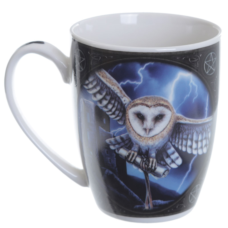 Lisa Parker Heart Of The Storm Owl China Mug