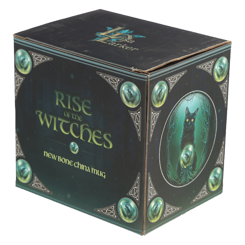 Rise of the Witches Black Cat China Mug Box View