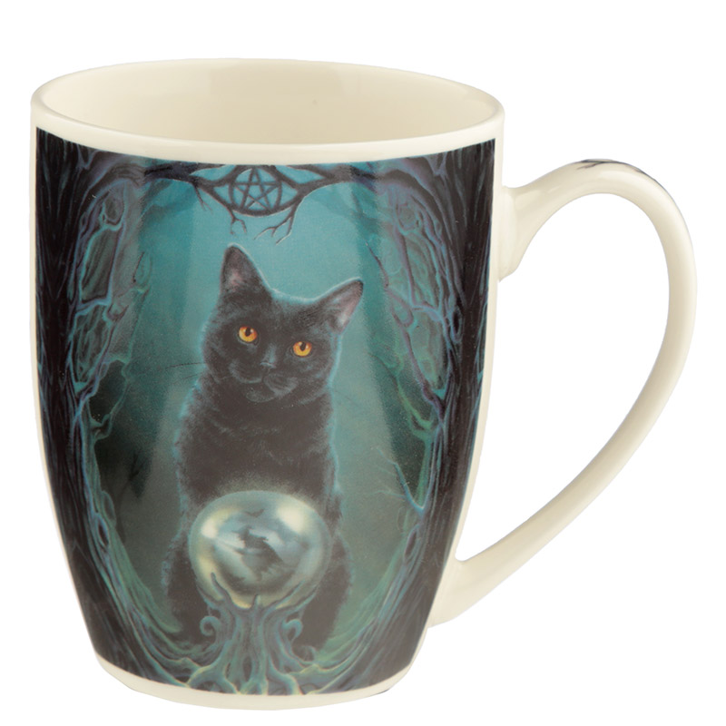 Rise of the Witches Black Cat China Mug