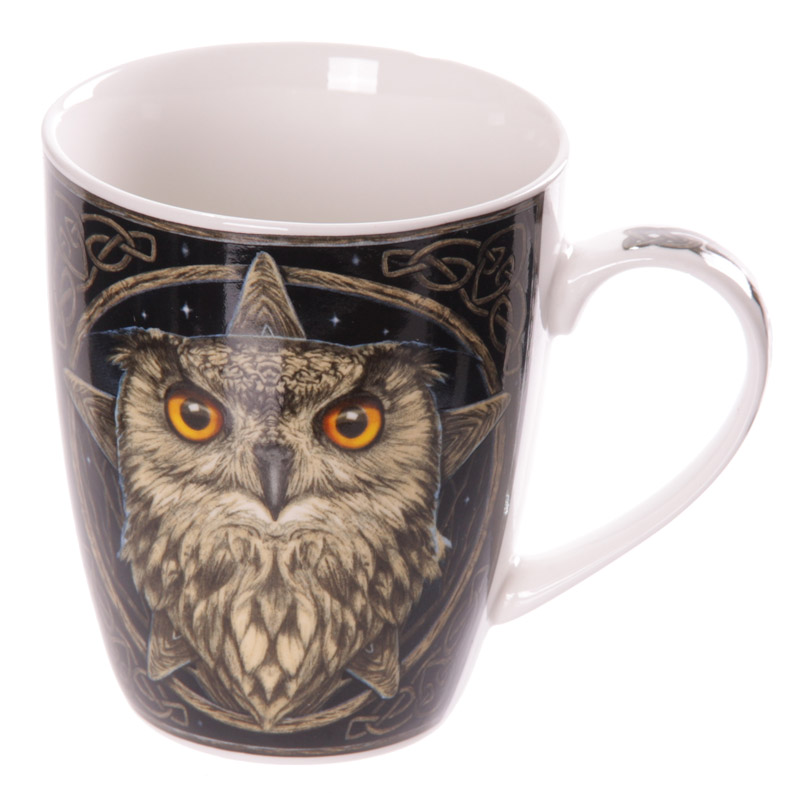 Lisa Parker Wise One Owl China Mug