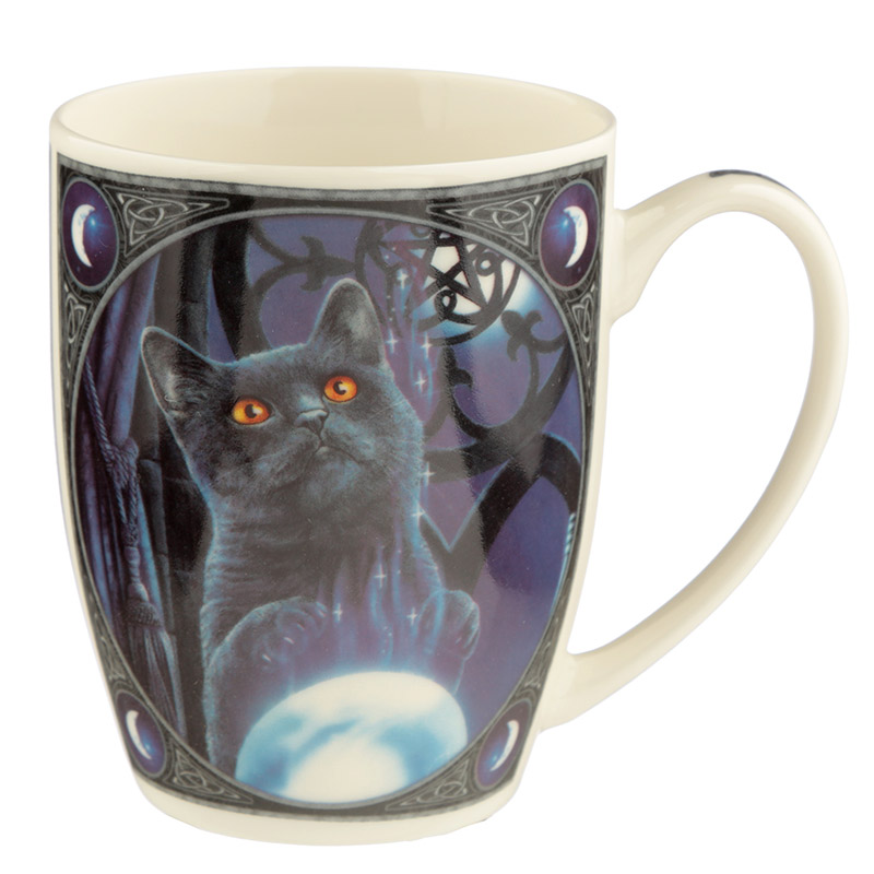 The Witches Apprentice Black Cat China Mug