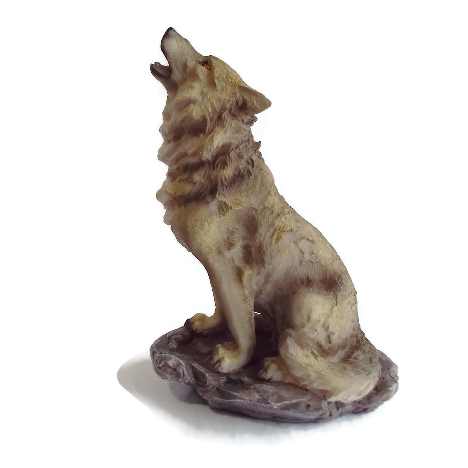 Grey Wolf Figure