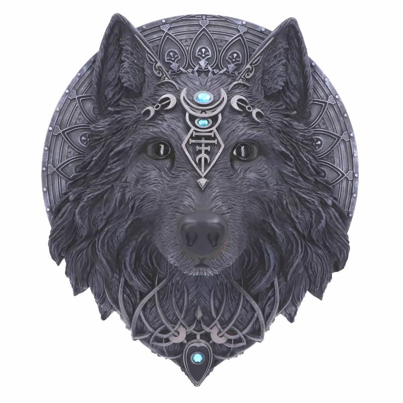 Wolf Moon Wall Ornament