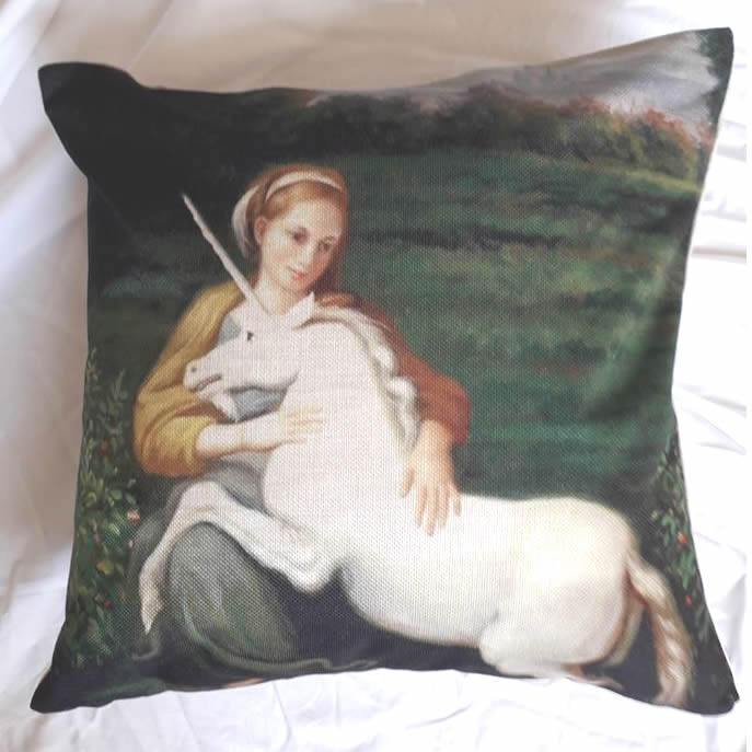Lady and Unicorn Cushion Cover
