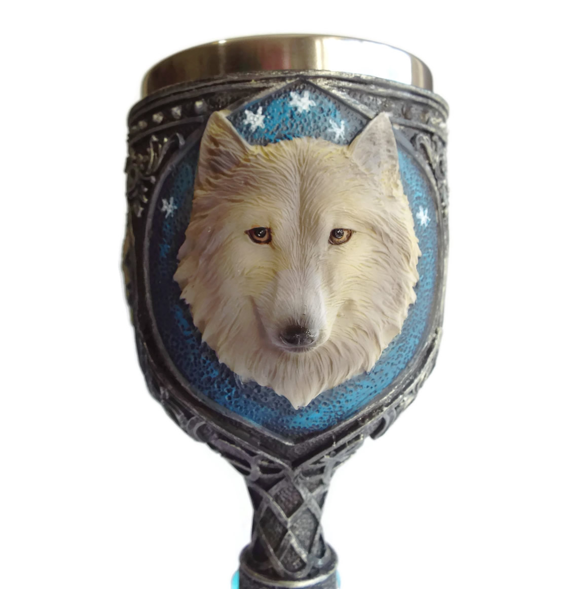 Wolf Goblet Detail