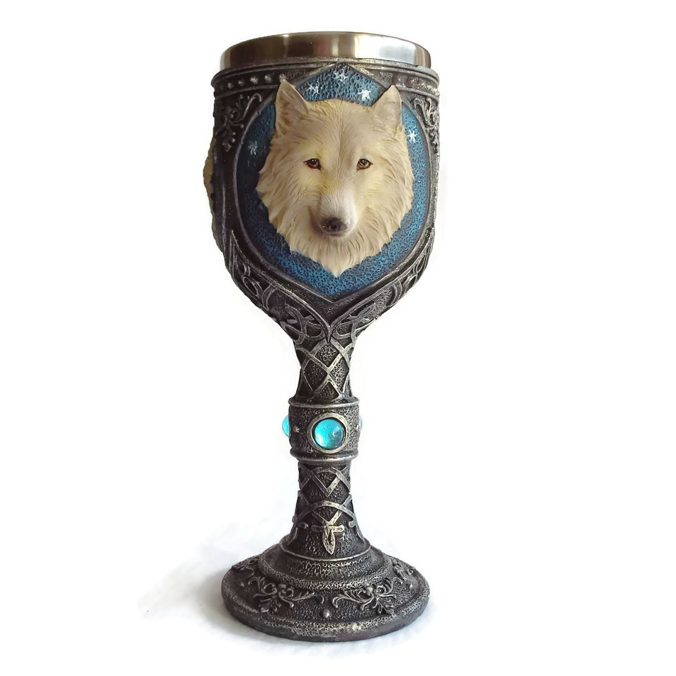 Wolf Face Goblet