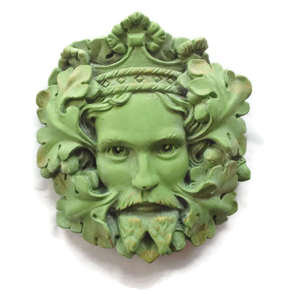 Green King Green Man Plaque