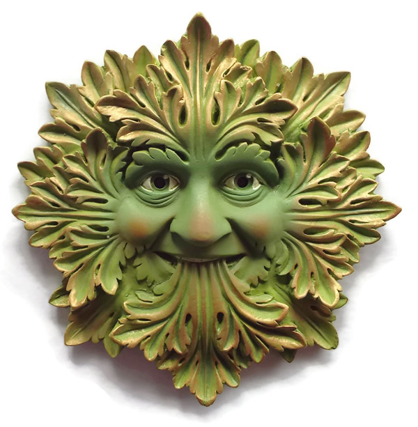 Foliate Green Man Plaque