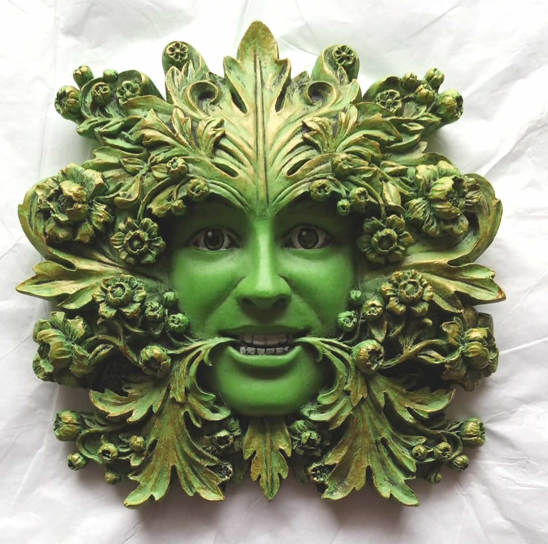 Green Mistress Green Man Plaque