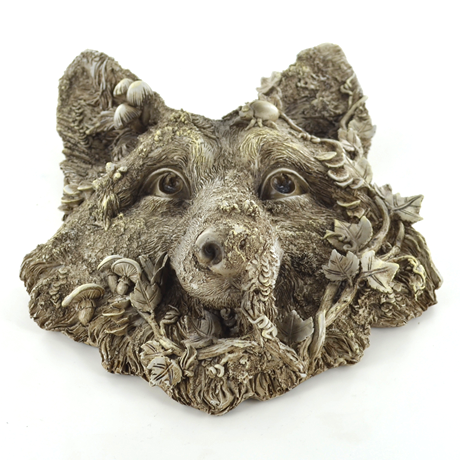 Woodland Wolf Plaque Wall Ornament