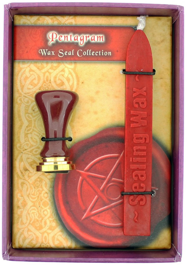 Pentagram Seal with Red Wax