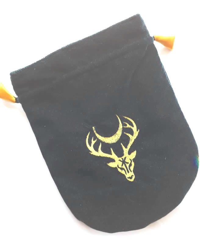 Stag Lord Velvet Bag for Tarot and Oracle Cards
