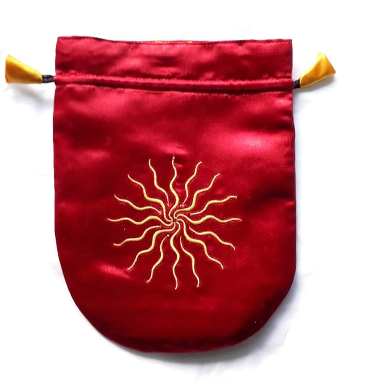 Sunray Satin Bag for Tarot and Oracle Cards